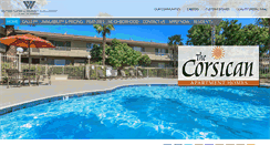 Desktop Screenshot of corsicanapartments.com